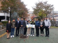 용인동부서, 병원비 50만원 찾아준 초등학생 표창장 받아