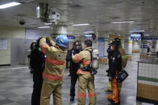 과천소방서 지하철역 합동가상훈련