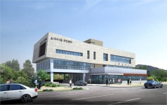 미사1동 주민센터 신축공사 공정률 50% 순조롭게 진행