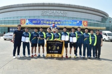 수원원일중, 매원고 전국종별배드민턴리그전 우승