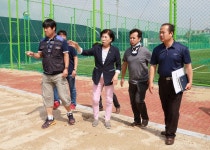 안산시의회 이상숙 의원, 수암 꿈나무 체육공원 조성 현장활동