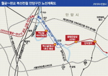 월곶~판교 복선전철 안양구간 4개역 생긴다