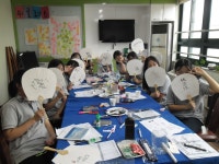 안산 별망중 힐링 캘리그라피 강좌