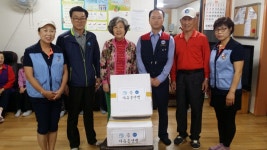 자유총연맹, 구월3동에 고구마 전달