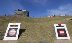 유탄 공포 … 둘레길 인접 국궁장도 위험천만