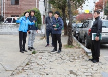 박은경 안산시의원 보도정비 점검