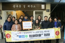 시민문화공동체문화바람, 2017한국마사회 상생기부금 공모사업 선정