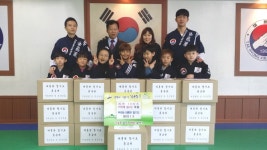 안산시 부곡동 태룡관 합기도 총본관, 라면 전달