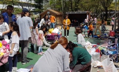 인천 서구 건지공원, 가좌동 초록장터 열려