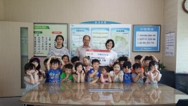 만월어린이집 아이들 이웃사랑 하트 뿅~