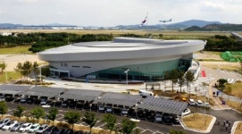 인천국제공항, 다목적 실내체육관 스카이돔 준공