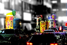 사람도 차도 막아선 불법 입간판 단속 안하나요