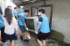대진대학교, 9월의 소외계층 주거환경개선사업