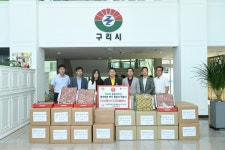 (사)대한의료기기판매협회, 찜질기 250개 구리시 기탁