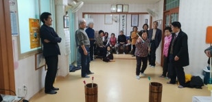 이천 중리동주민자치위, 찾아가는 경로당 종강식