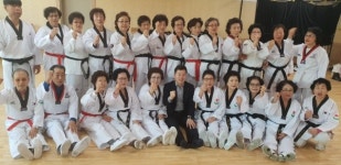 인천 동구 실버태권도시범단 시범심사