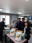 미추홀 용삼장학회 전달식 및 쌀 나눔