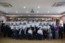 동두천신흥고교 주니어 ROTC 입단 3기 승급식