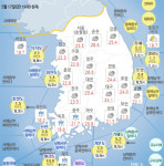 [주말날씨]기상청 오늘-내일 전국 날씨 예보, 제주-광주 등 비....미세먼지 보통..북한 황해북도 평산 규모 2.4 지진..(일출시간)해뜨는시간