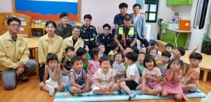 의정부 호원2동, 어린이 화재 대피 훈련