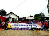 과천농협 체험구매단, 송산포도농가行