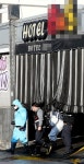 간석동 한 모텔서 화재 발생