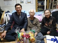 경기남부보훈지청, 이영수 애국지사 생일 위문