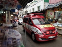 남동소방서, 만수시장서 길터주기 훈련