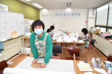 예비사회적기업 마을을잇는재봉틀·아이쿱 광주 하남 생협 재봉틀 동호회 쇼잉