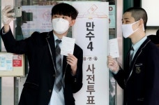 인천 유권자 61만8402명 투표 완료