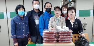 인천 부평구 청천1동 통장자율회 도시락 배달