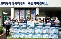 안산시 초지동 지역사회보장협의체, 취약계층 선풍기 70대 나눔