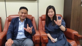 인천수어통역센터 김정봉 본부장, 김나영 사무처장