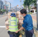 안산상록서, 사동지구대 찾아가는 교통안전교육 어르신 보호조끼 배부