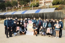 안산상록경찰서, 안산시 자살예방센터와 합동으로 광덕중학교에서 학교폭력 및 자살 예방 캠페인