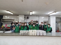 용인시새마을회, 동백1동에서 무료급식소 재개