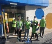 인천남자청소년쉼터 우리들 청소년들  자원봉사 진행