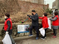 인천 숭의4동·통장자율회, 제물포역 인근 대청소