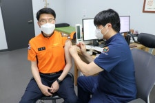 오산소방서, 5월7일까지 전 직원 백신접종 마치기로