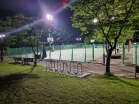 과천도시공사, 관문체육공원 농구장 조명 개선