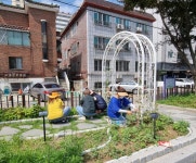 안산 월피동 마을정원 조성 한창