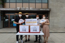 정직 유부 안산 한양대점, 안산시 동산노인복지관에 도시락 100인분 기부