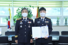 정서진119수난구조대 최진헌 소방장, 서부소방서 통해 청장 표창 전수받아