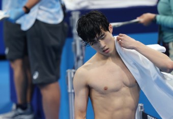 황선우, 도쿄올림픽 수영 자유형 200ｍ 결승서 7위...통한의 마지막 50m