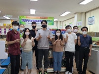 배우 윤희석, 인천 부평구 푸드마켓 2호점 방문