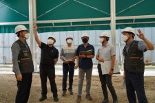 김동호 부천도시공사 사장, 실내테니스장 건립 현장 안전점검