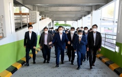 박남춘 시장, 운서역 공영주차장 현장 점검
