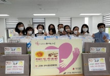 안산시 고잔동 지역사회보장협의체, 취약계층 25가구에 생필품세트, 떡 등 전달