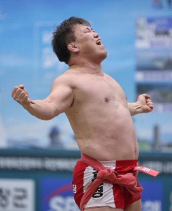 '연수구청 김보경', 2년 연속 평창대회 한라장사 등극…개인 통산 7번째
