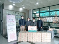 동두천 이순산업(주)상패동행정복지센터에 통조림 744개 기탁